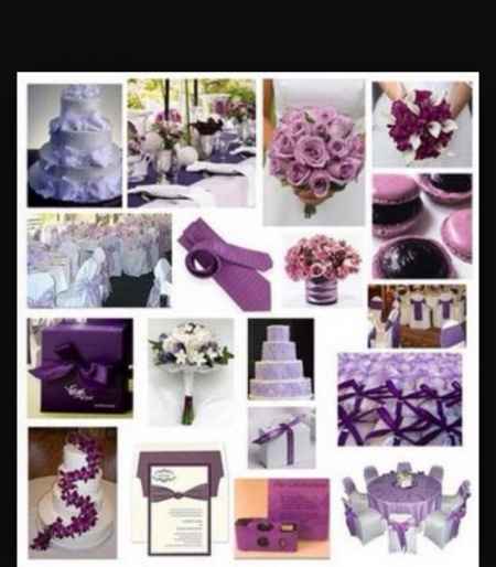 Decoração cor uva e branco - 1