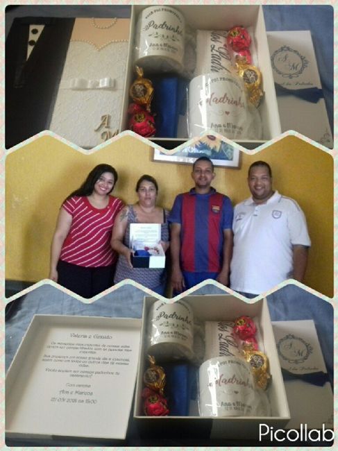  Convite/presente dos padrinhos - 1