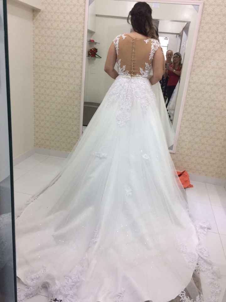 O vestido!