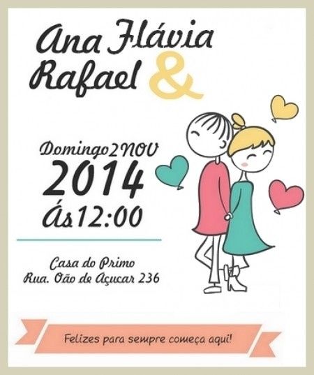 Convite noivado!!