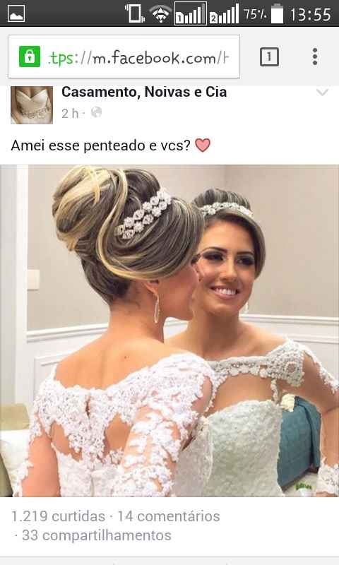 Penteado do dia c escolhido - 1