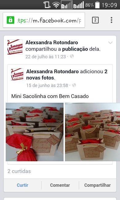 Bem casado - lembrancinha - 1