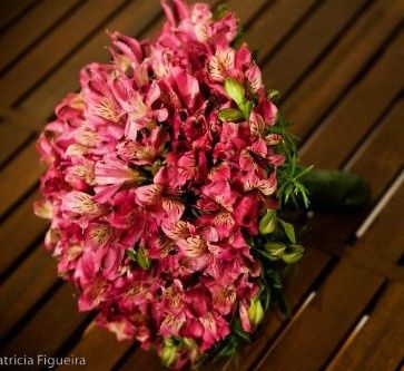 4. Somente Astromélias rosa