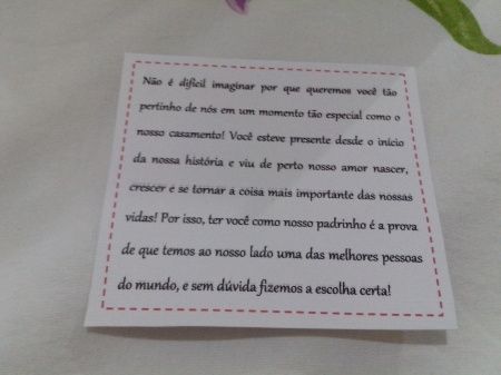 Convite dos padrinhos! *-* - 1