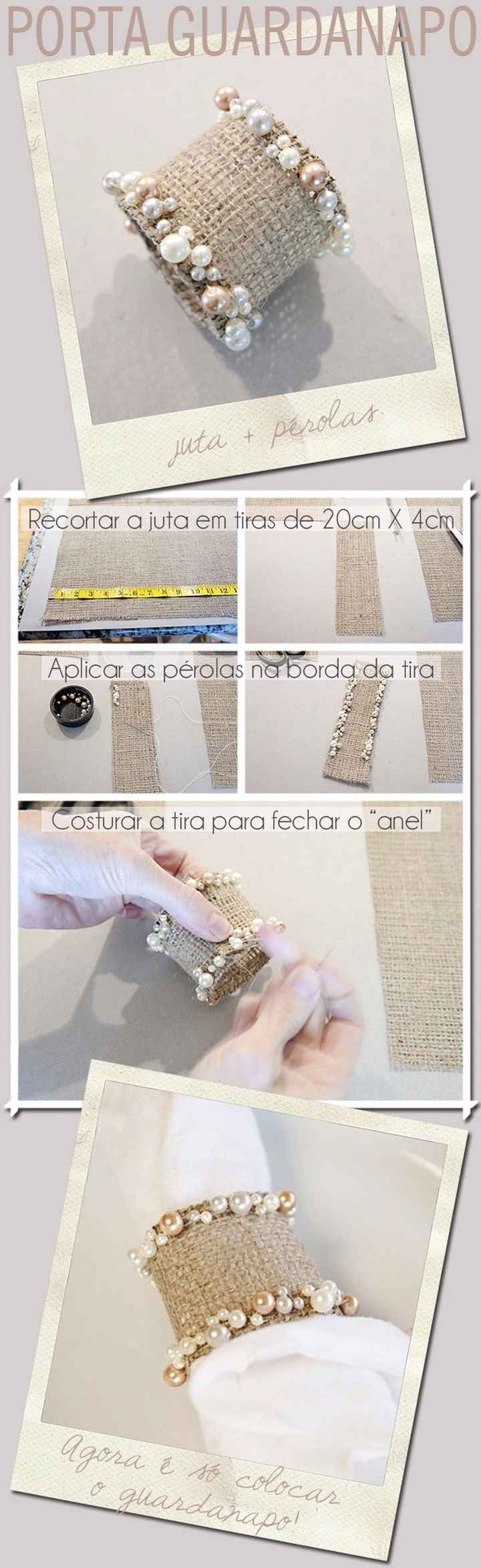 Porta Guardanapo de Juta