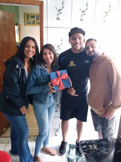 Entrega convite dos padrinhos!! #vemver 6