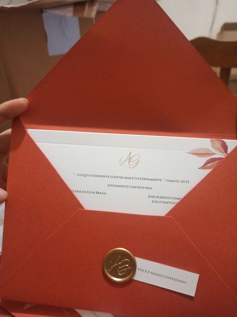 Convite de casamento - Inspiração 2