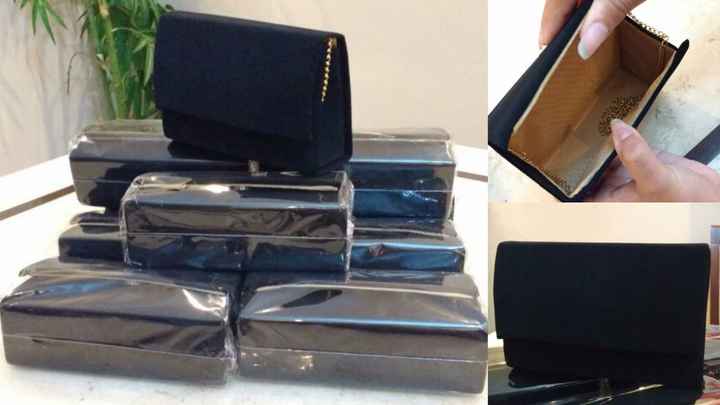 Gente, essas bolsas de festa eu comprei para as minhas madrinhas, mãe e sogra foi uma enorme decepçã