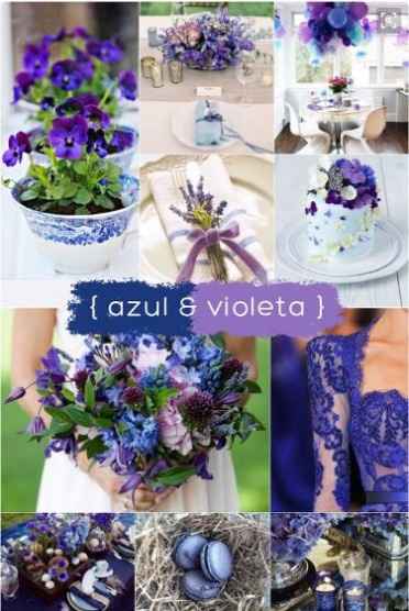 Azul e violeta