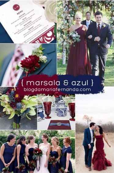 Marsala e azul