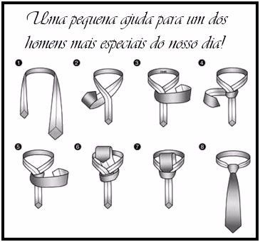6. Ajuda com a gravata