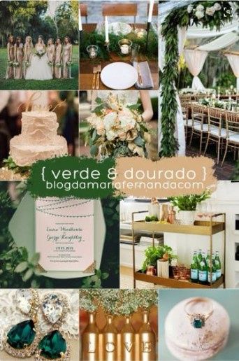 Verde e dourado