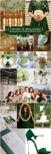 Verde e dourado