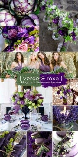 Verde e roxo