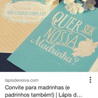 Convites para padrinhos - 1