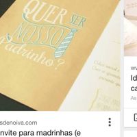 Convites para padrinhos - 2
