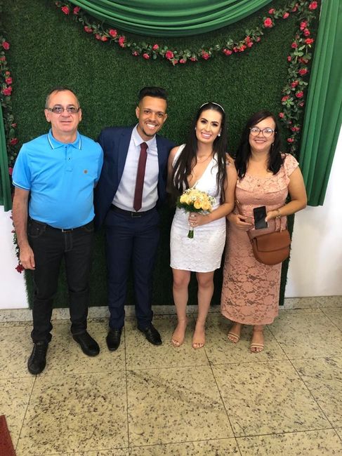 Casei no civil 😍💐💍 18/01 #vemver 3