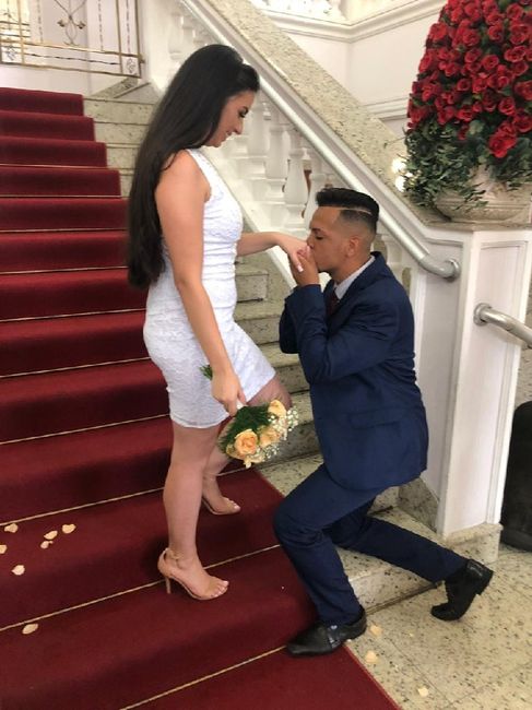 Casei no civil 😍💐💍 18/01 #vemver 13