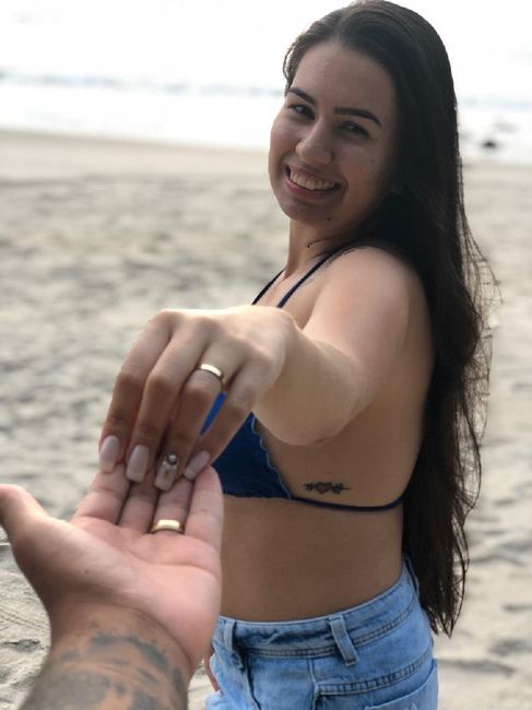 Casei no civil 😍💐💍 18/01 #vemver 14