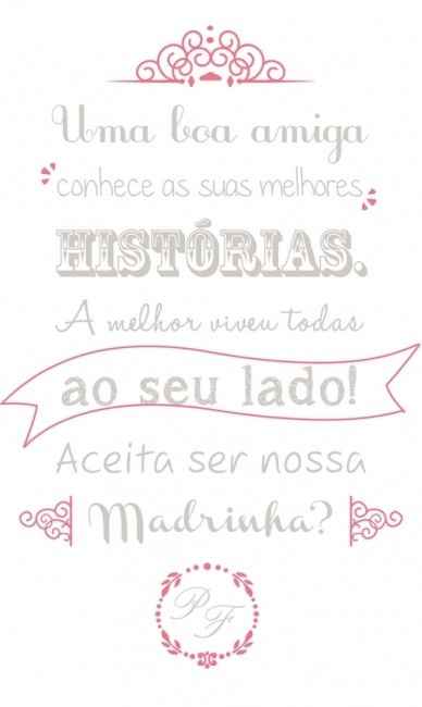 convite dos padrinhos