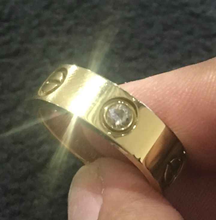 Minha aliança de noivado #vemver - 2