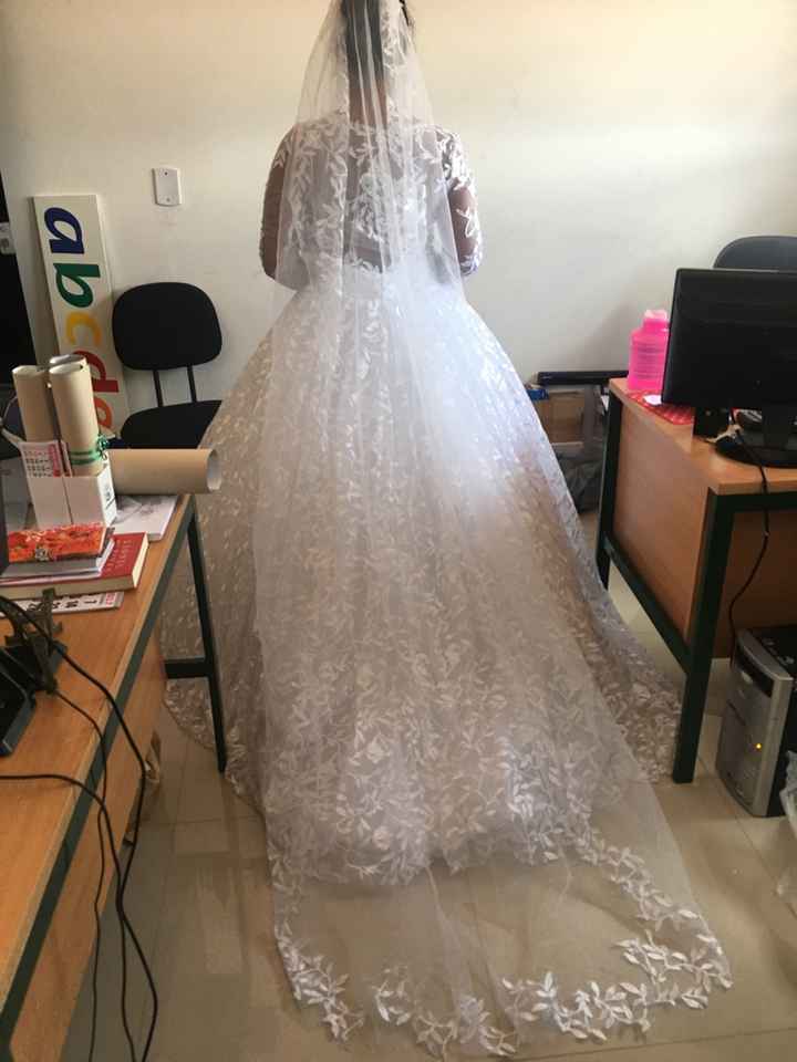 Meu vestido de noiva #byali chegou #vemver - 2
