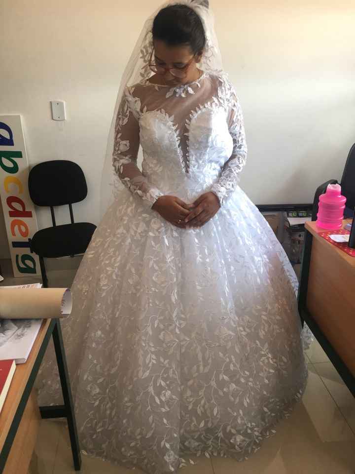 Meu vestido de noiva #byali chegou #vemver - 3