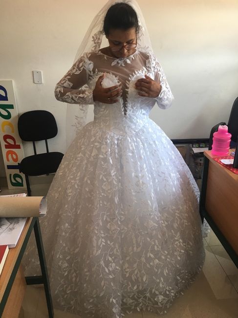Meu vestido de noiva #byali chegou #vemver - 4