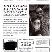 Nosso convite ficou assim