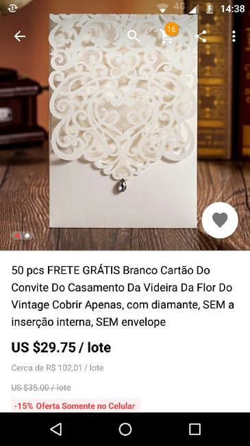 Meu convite  do Aliexpress 😍 - 1