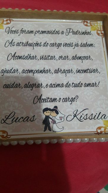  Meus convite de Padrinhos,damas,avós e aos pais ❤ - 5