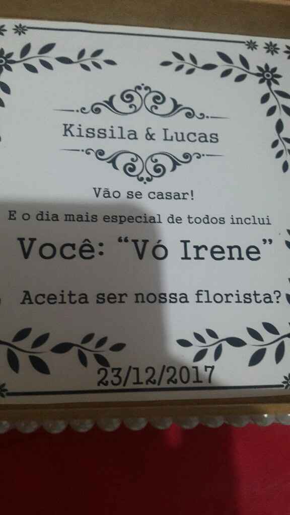 Meus convite de Padrinhos,damas,avós e aos pais ❤ - 4