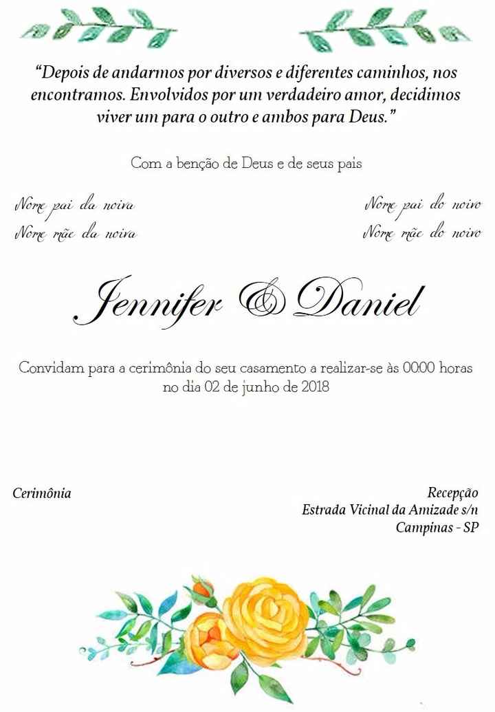 Arte do convite
