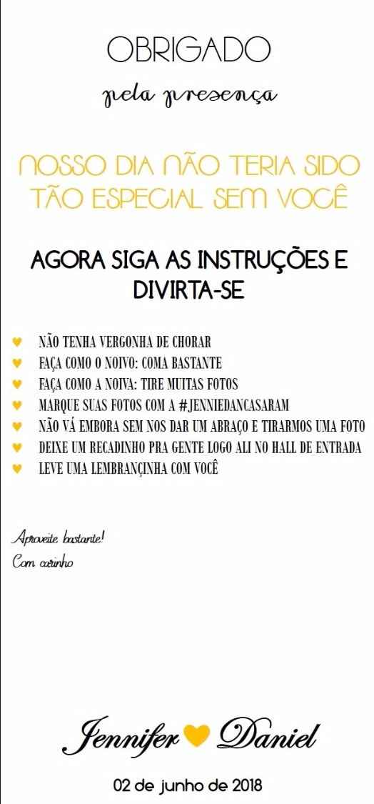 Cartão de agradecimento