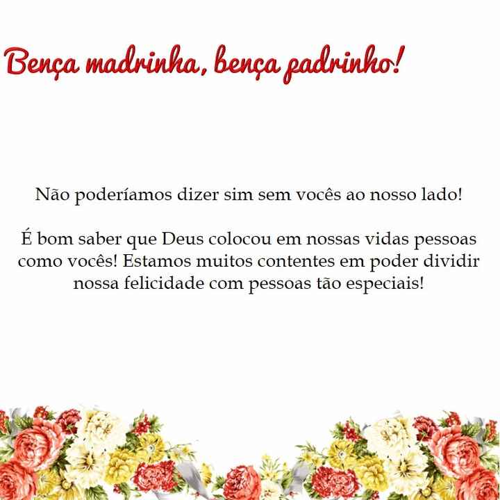 Manual dos padrinhos