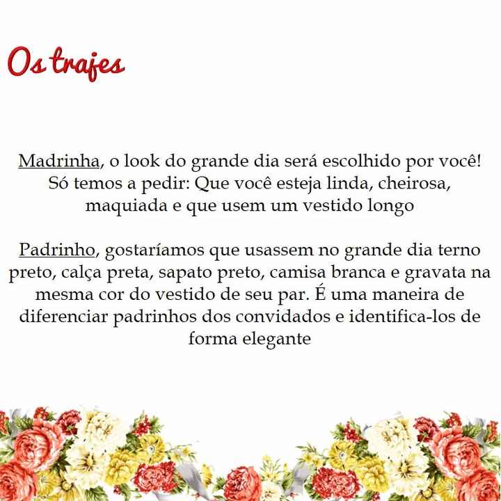Manual dos padrinhos