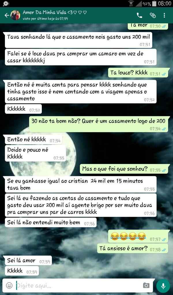Quando o noivo começa ter pesadelos - 1