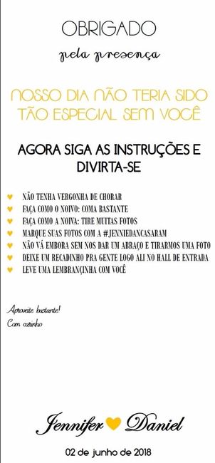 Cartão de agradecimento
