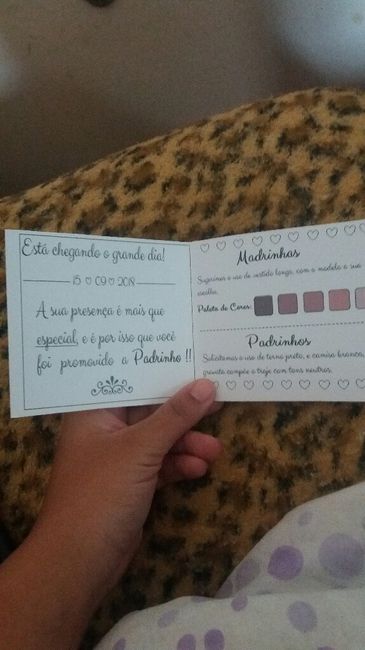 Convite padrinhos e daminhas... #vemver - 3