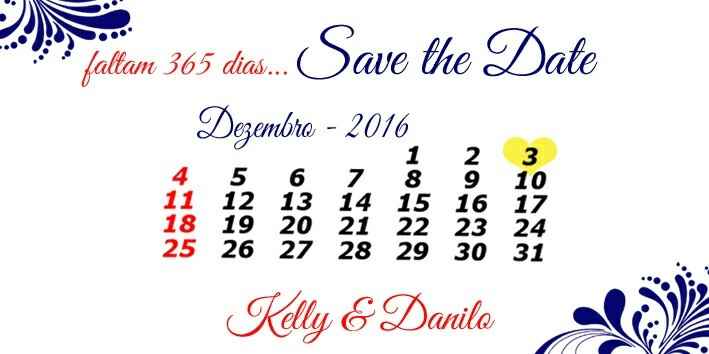 Minha save the date..quer uma? - 1