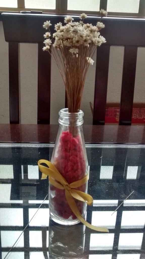 Centro de mesa pra festa de noivado - 1