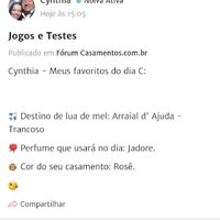 ÚLTIMO PASSO: Compartilhe seus favoritos de casamento! - 1