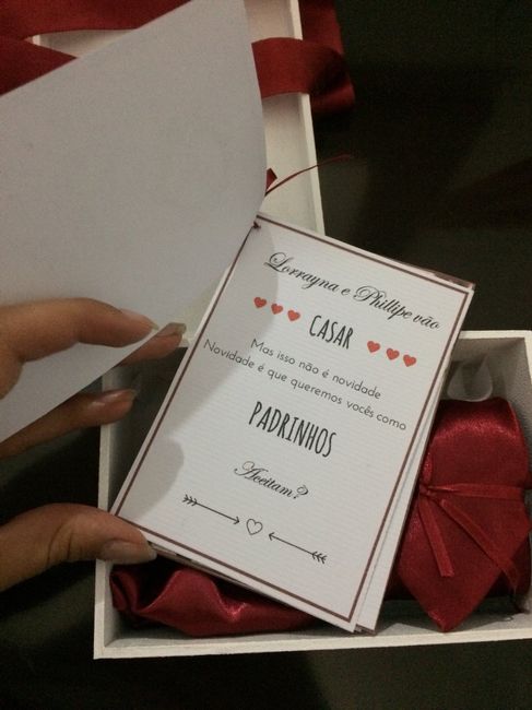 Caixinha para padrinhos - 2
