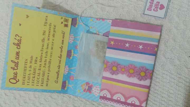 Convite do chá de panela #1°diy - 1