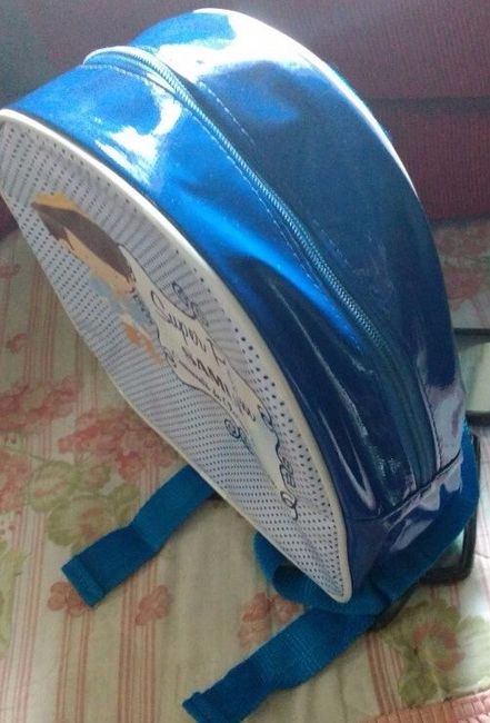 Mochilinha para o pajem menor