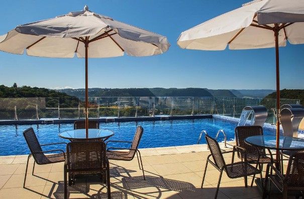 Área da piscina