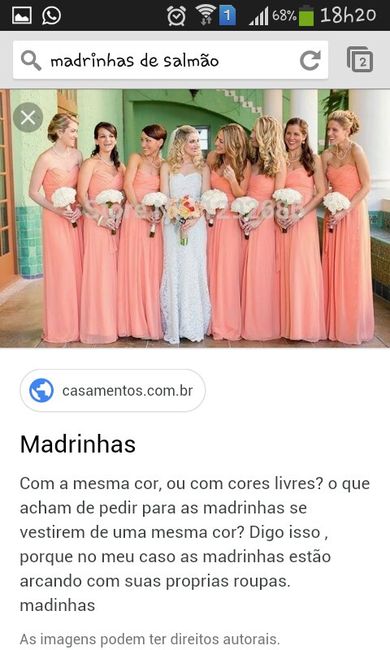 Paleta de cores do Casamento e Vestido das Madrinhas 9