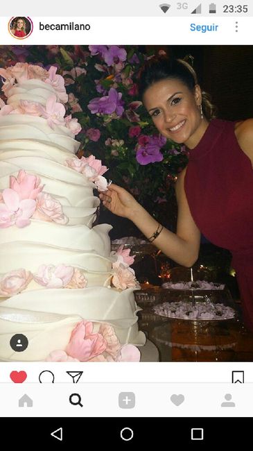 Meu bolo de casamento será______. - 1