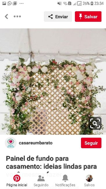 Painel da Cerimônia ao Ar Livre! Me ajude ❤ - 9