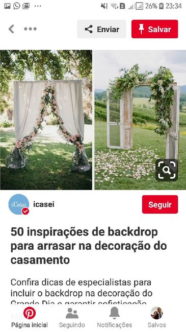 Painel da Cerimônia ao Ar Livre! Me ajude ❤ - 10
